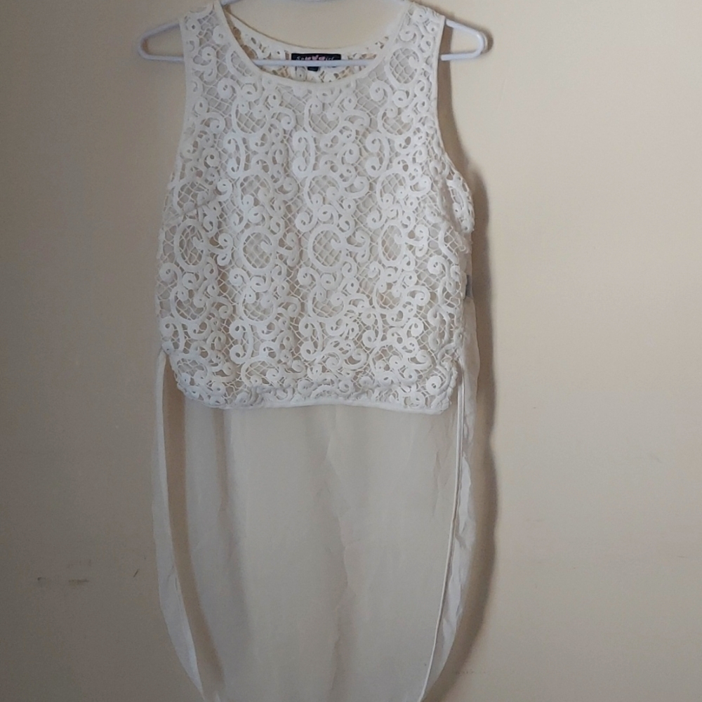 White tank top